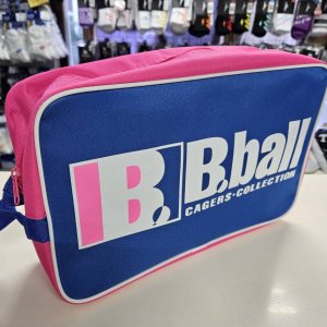 画像1: B.ballナイロンシューズケース　青/白/ピンク