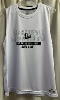 BLスリーブレス　WHT/BLK