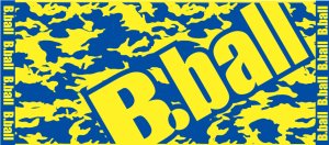 画像1: B.ball四国オリジナルタオル（迷彩イエロー）