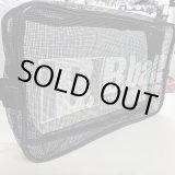 画像: B.ballオリジナル メッシュシューズケース 黒/パープル